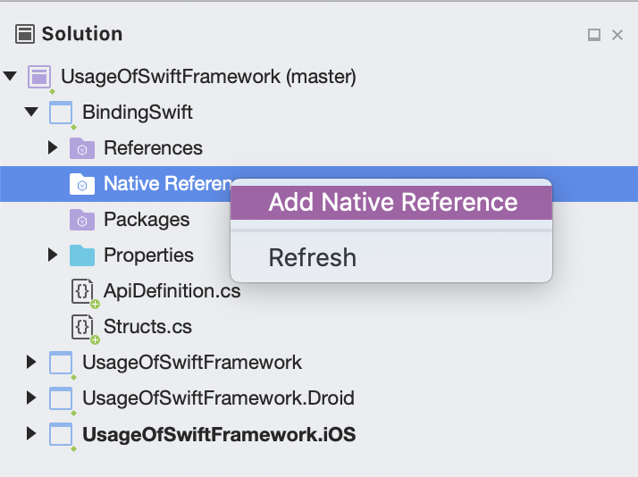 Refer the fat file inside the Swift framework